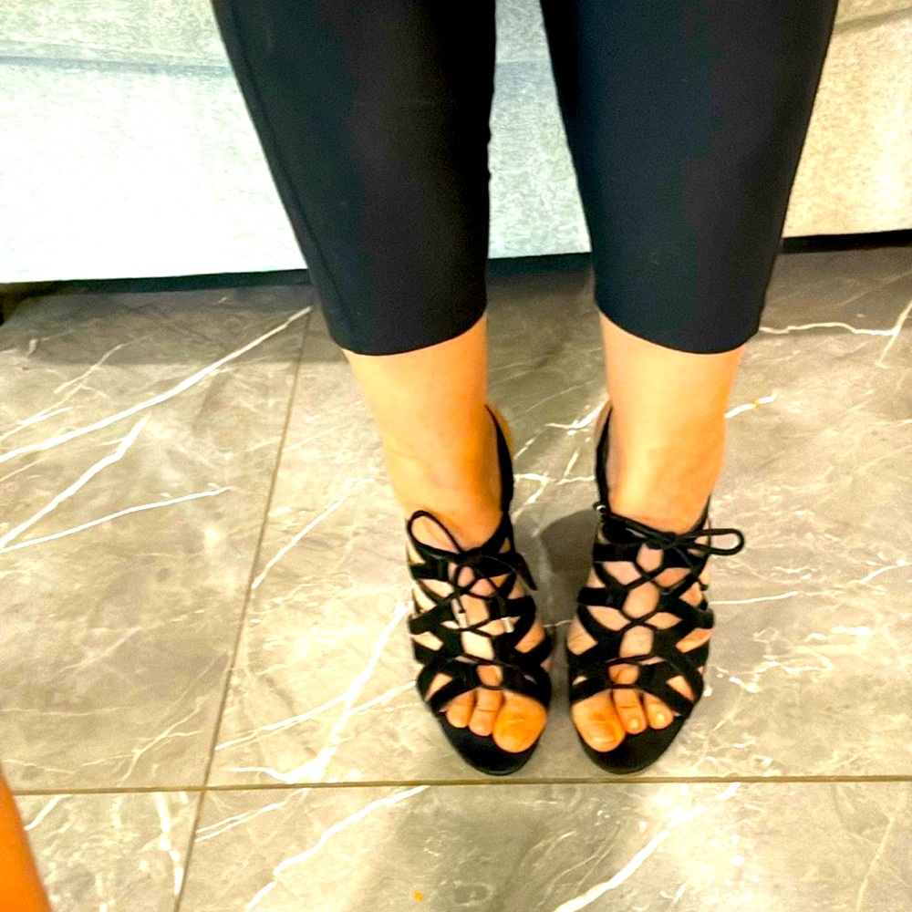 Coach Black Strappy Women's Sandals